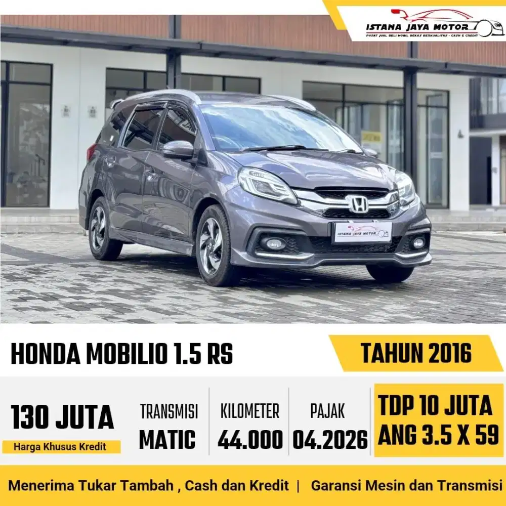 Honda Mobilio RS CVT AT th 2016 #istana jaya motor
