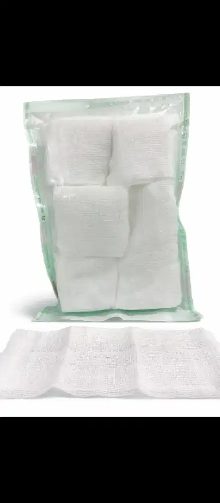 Kasa Steril Alkes 7.5 x 7.5 Isi 60 pcs Daya Serap Tinggi  Siap Pakai