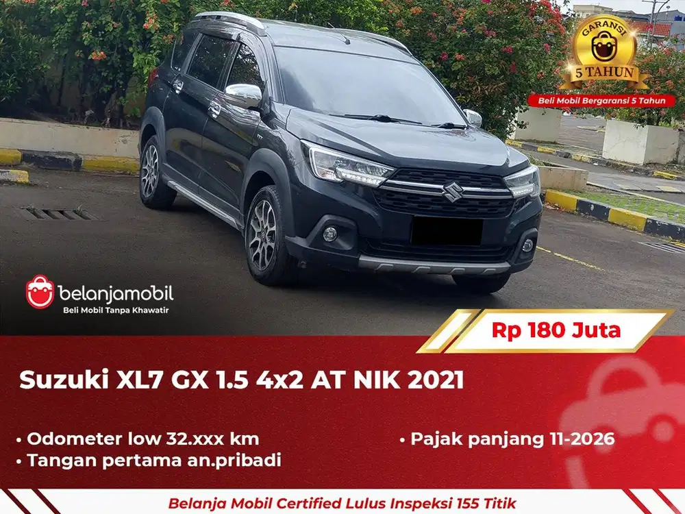 [ GARANSI 5TH ] Suzuki XL 7 XL7 GX 1.5 4x2 AT 2021/2022