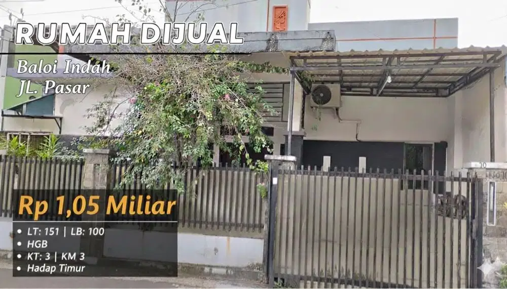 Dijual Rumah Siap Huni Baloi Indah | 3KT 3KM | Full Furnished