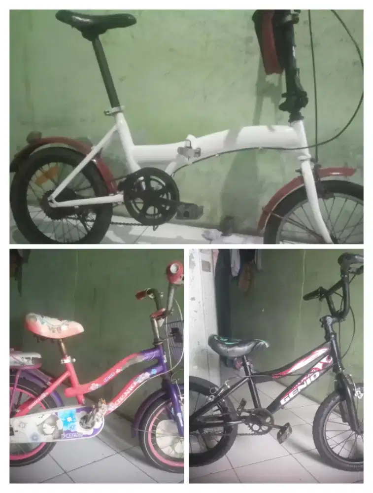 Sepeda lipat Genio UK 16 borongan