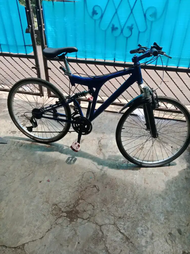 Dijual sepeda bekas batangan aluminium ukuran 26