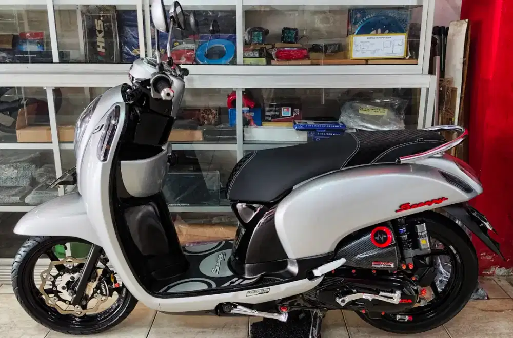Dijual Scoopy Fi ISS 2016 stater halus