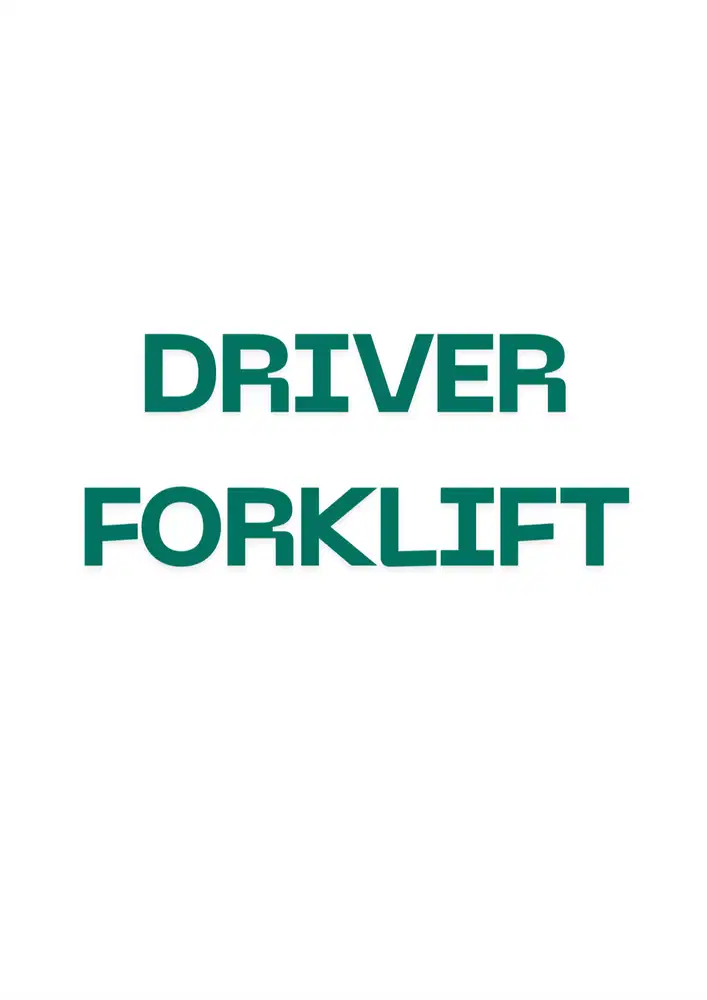DRIVER FORKLIFT (SIO AKTIF)