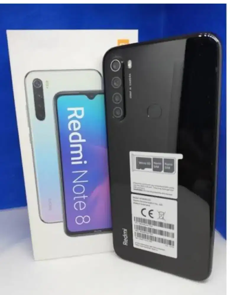 Murah hp Xiaomi Redmi Note 8 4/64 lkp, bs TT