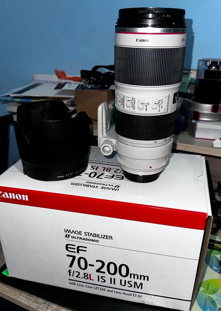 Jual lensa canon 70-200 f2.8 L IS II USM