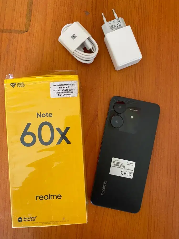 Realme note 60x ram 4/64 gb***