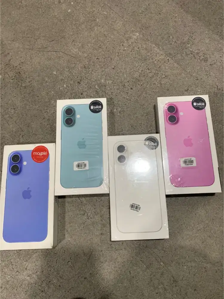 Iphone 16 128GB New Unit BNIB bergaransi bisa cicilan