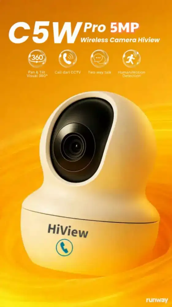 smart cctv hiview wifi kamera 5mp