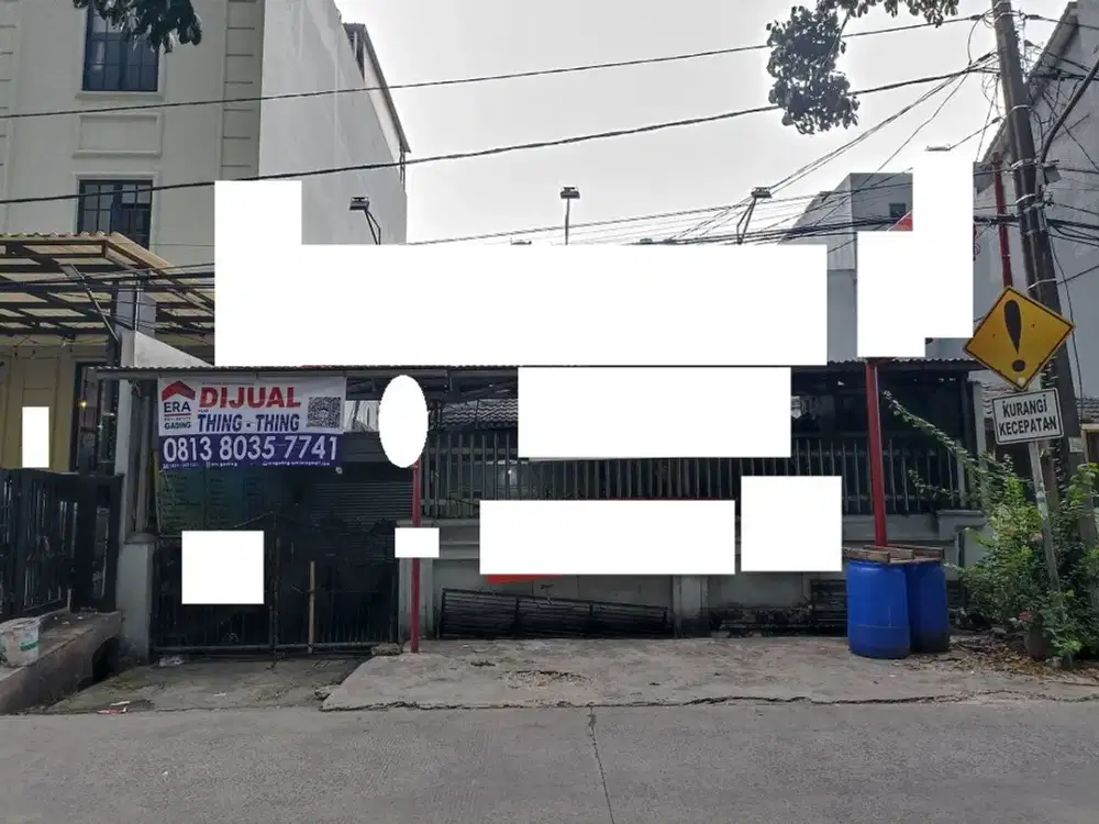 Ss.3241- Murah !! Dijual Rumah Cocok untuk Usaha 10x20 di Kelapa Kopyor Hadap Selatan