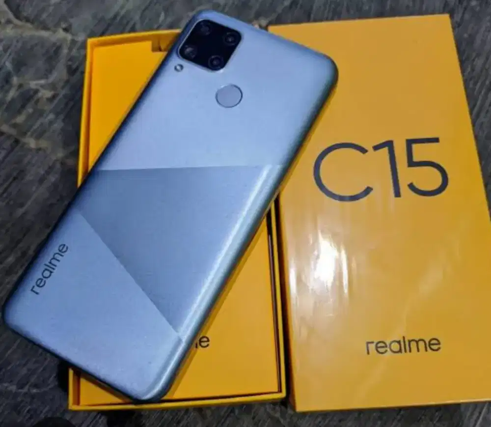 Murah hp Realme C15 4/64 lkp, bs TT