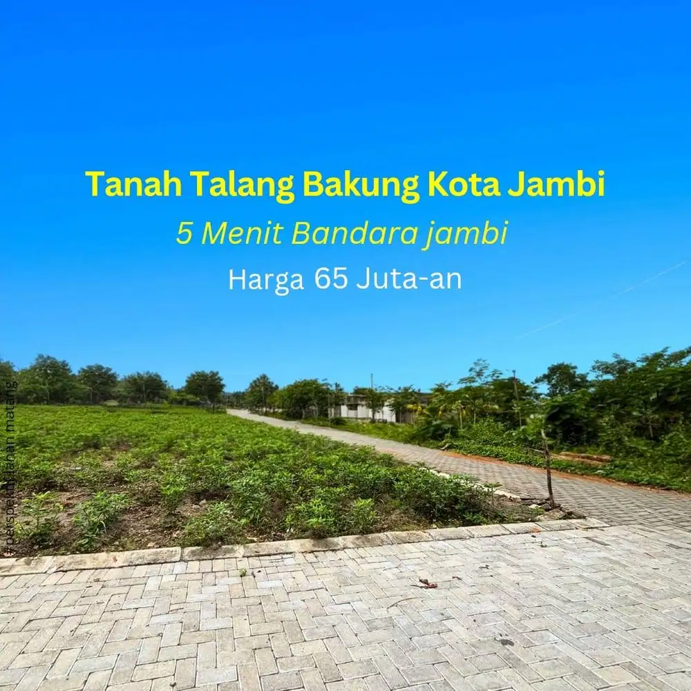 Jual Tanah Talang Bakung Kota Jambi