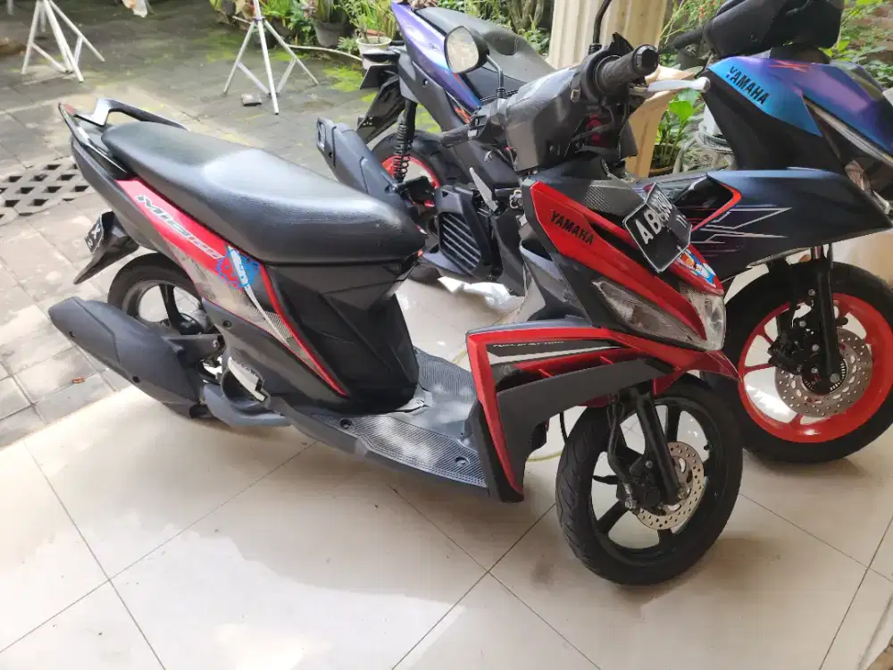 Mio 125 hitam merah 2017 gbm