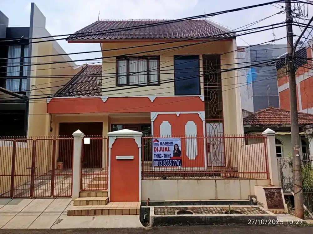 Ss.3560- Murah !! Dijual Rumah Siap Huni 10x20 Jalan 3 Mobil di Kelapa Cengkir Hadap Selatan