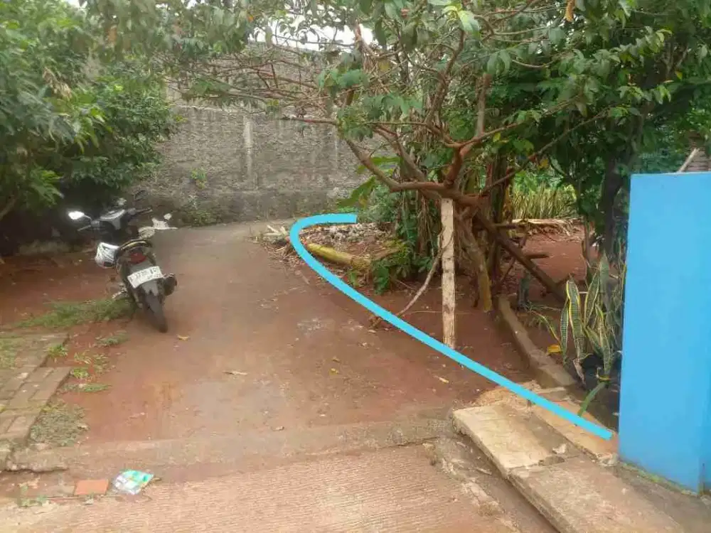 dijual tanah 100 meter dekat seruni hills ujung aspal