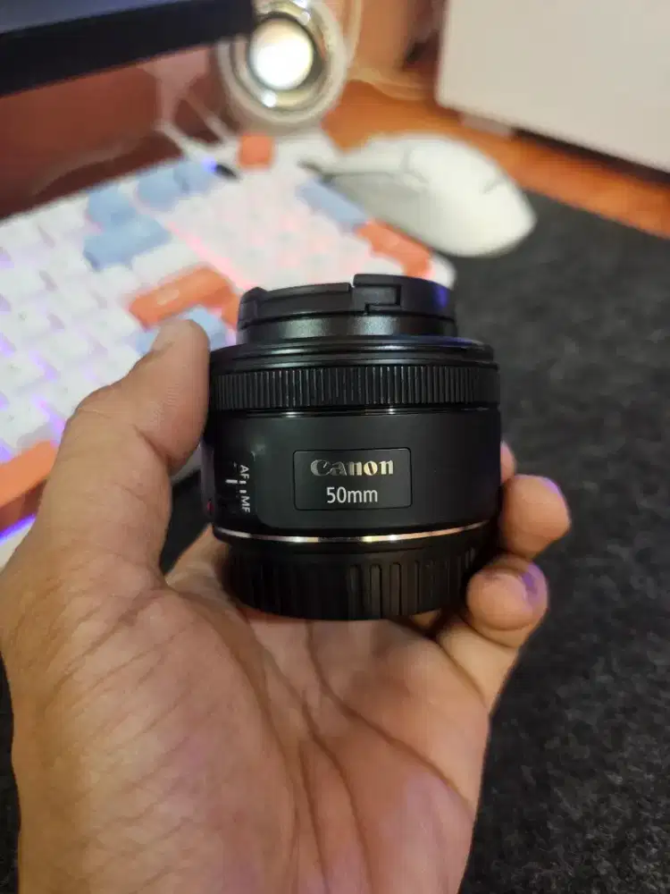 LENSA FIX CANON 50MM 1.8 STM MULUS