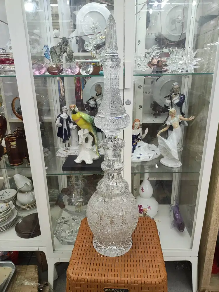 Pajangan botol kristal