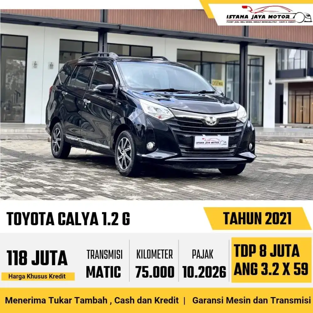 Toyota Calya G AT th 2021 #istana jaya motor