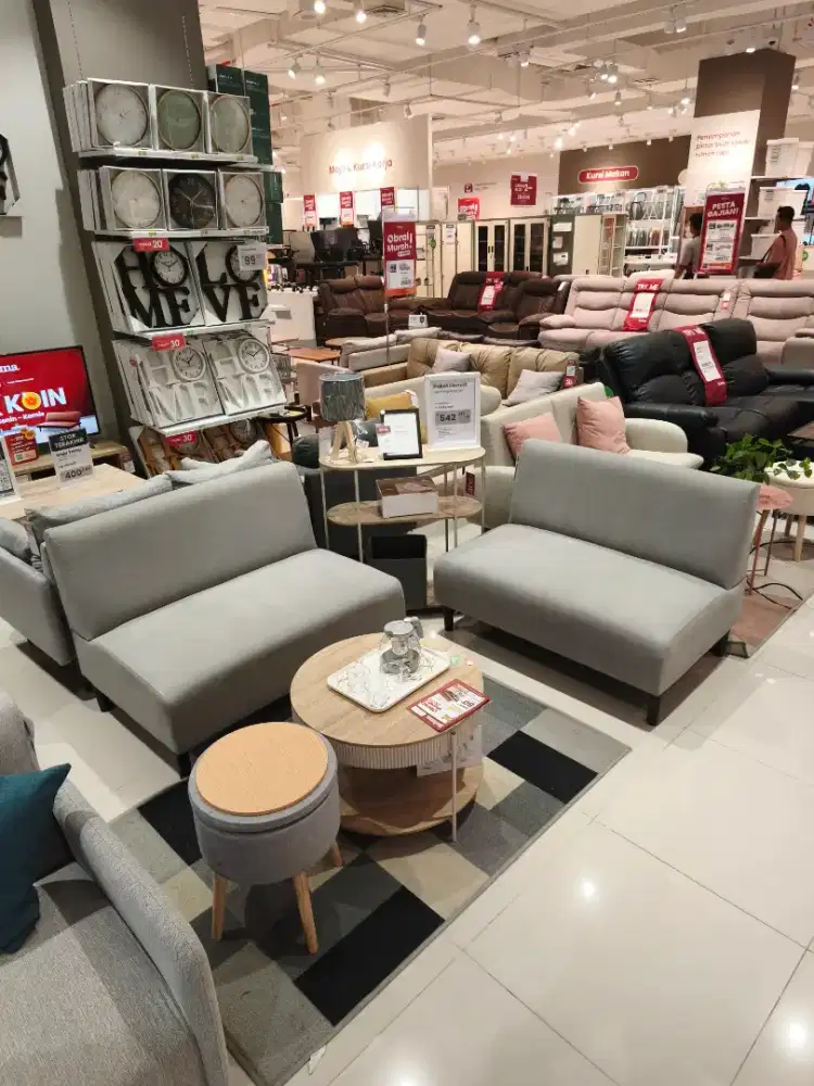 Sofa Tamu 2 Seater Baru Murah