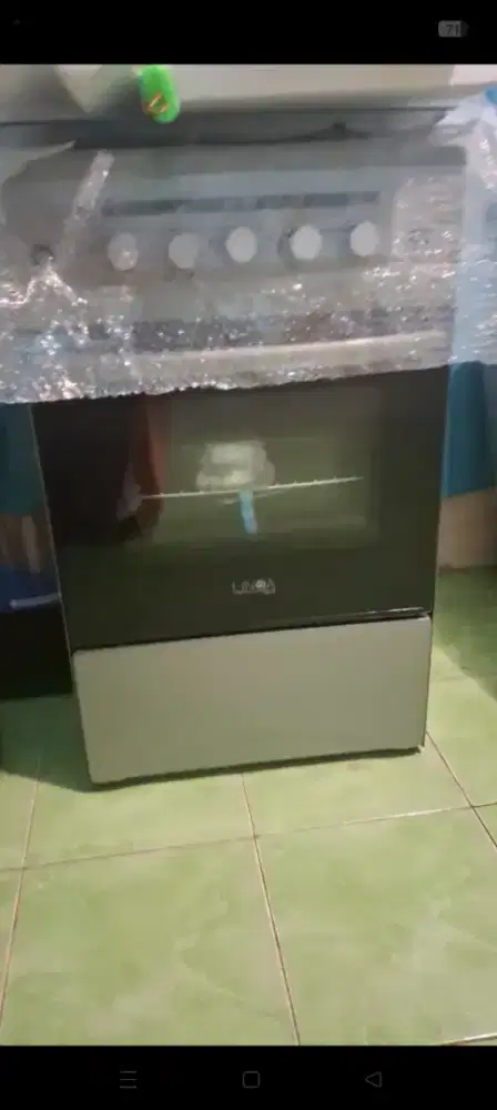 JUAL KOMPOR LINEA FreeStanding 4 tungku dan 1 oven