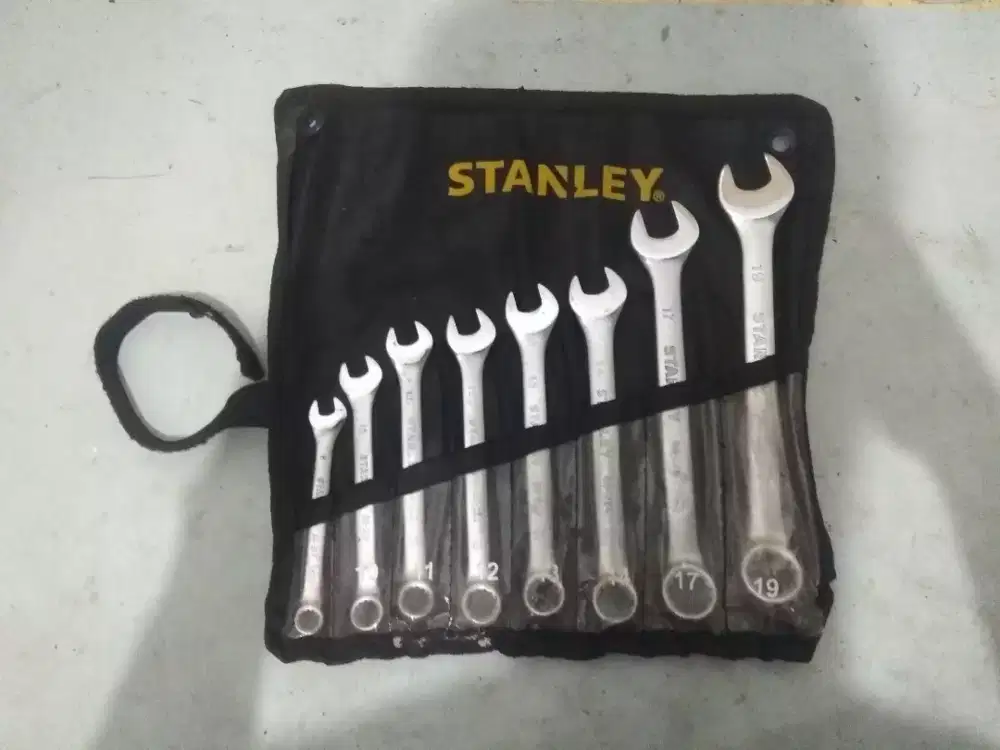 kunci ring pas  stanley 8 pcs
