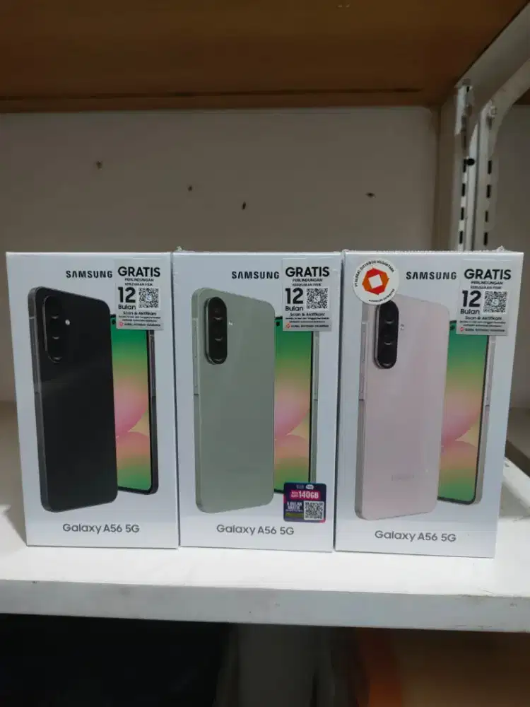 NEW! GALAXY A56 8/256GB + FREE ADAPTOR+ GARANSI RESMI 1 TAHUN