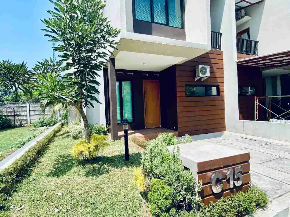 disewakan semi furnish bogor utara ada kolam renang