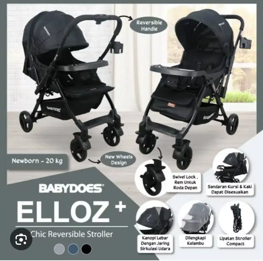 jual aja stroller baby does Elloz+