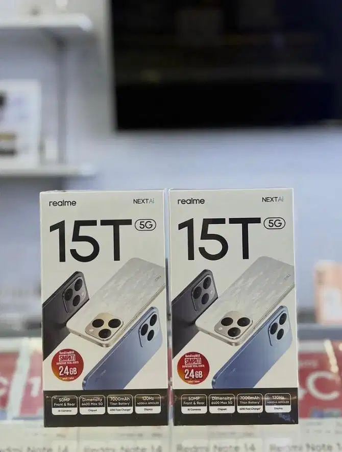 PROMO REALME 15T 5G ~ RAM 8/128GB | RAM 8/256GB