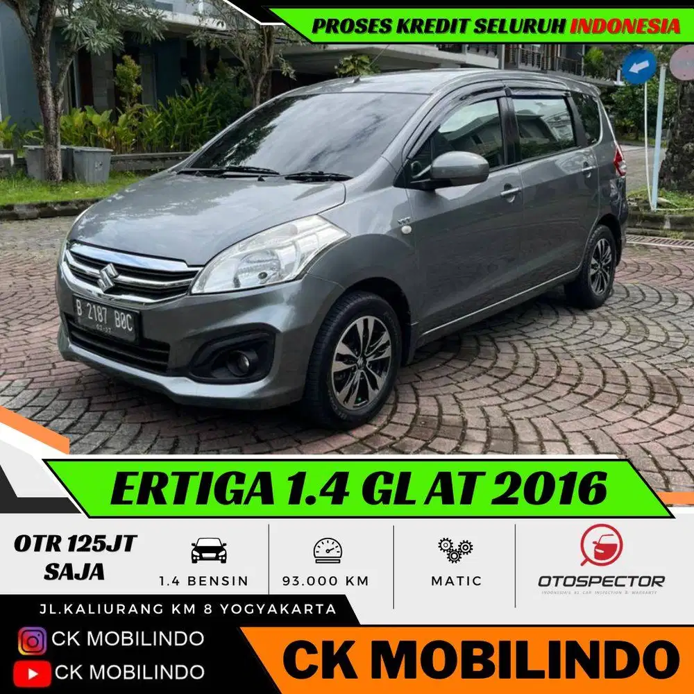 (Dp10jt) Suzuki Ertiga GL Matic 2016 ORISINIL Kredit Murah