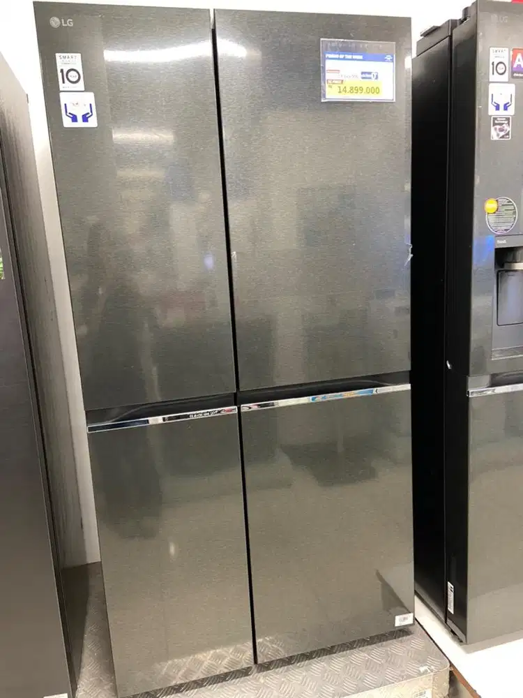 LG SBS 2pintu silver