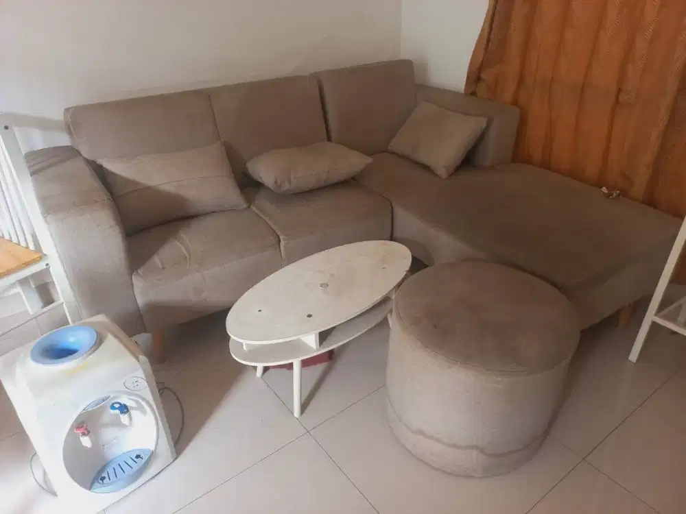 Sofa L 3 seater, ash grey