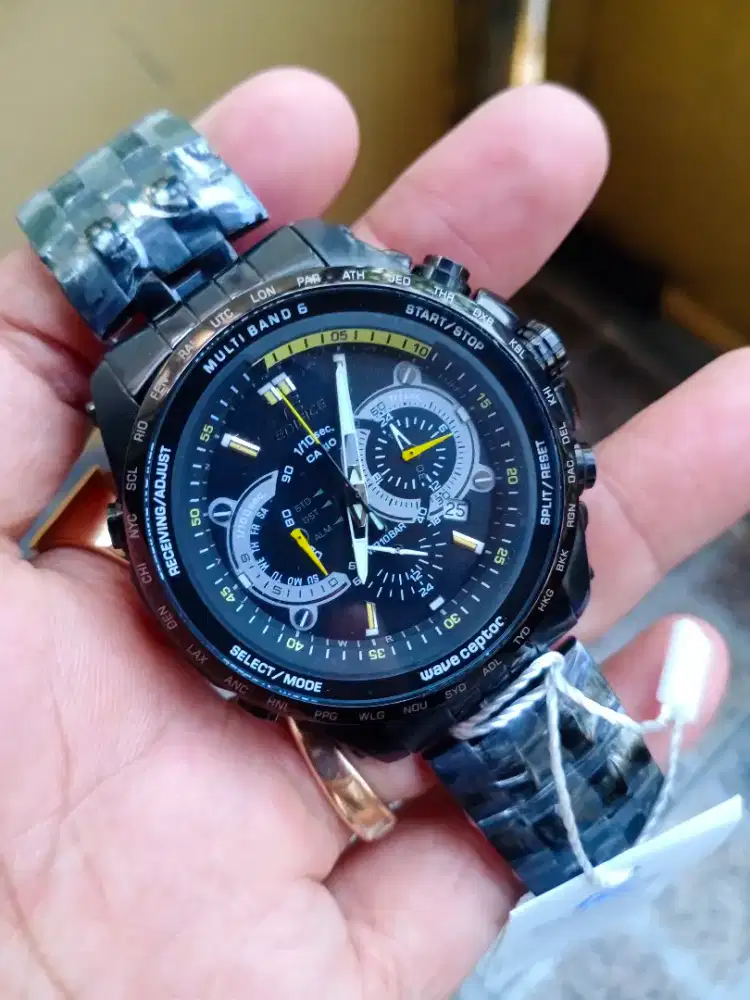 Jam pria casio Edifice cronograph