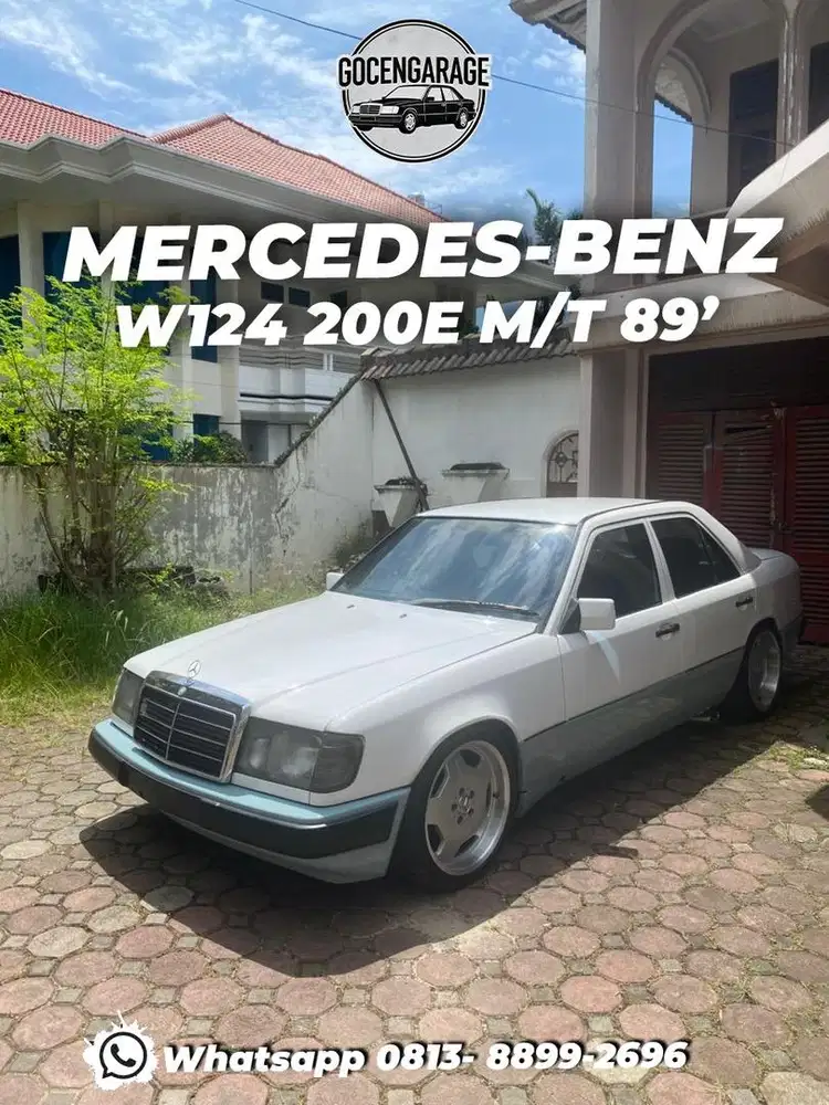Mercedes-Benz W124 200E (Artic White) 89' (MERCY BOXER)
