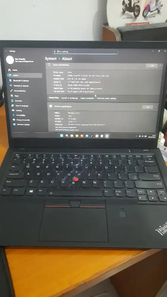 Thinkpad X1 Pro Carbon touchscreen