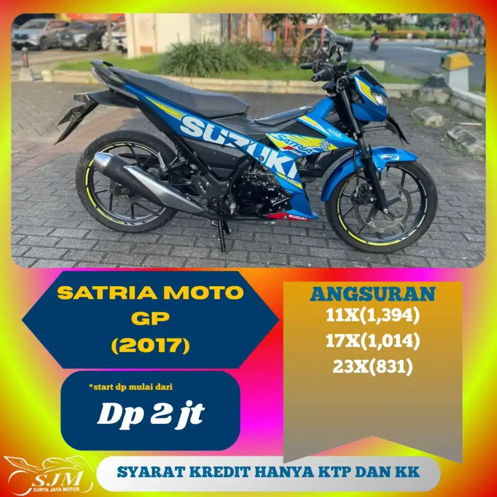SUZUKI SATRIA FU FI 2017 CASH & KREDIT