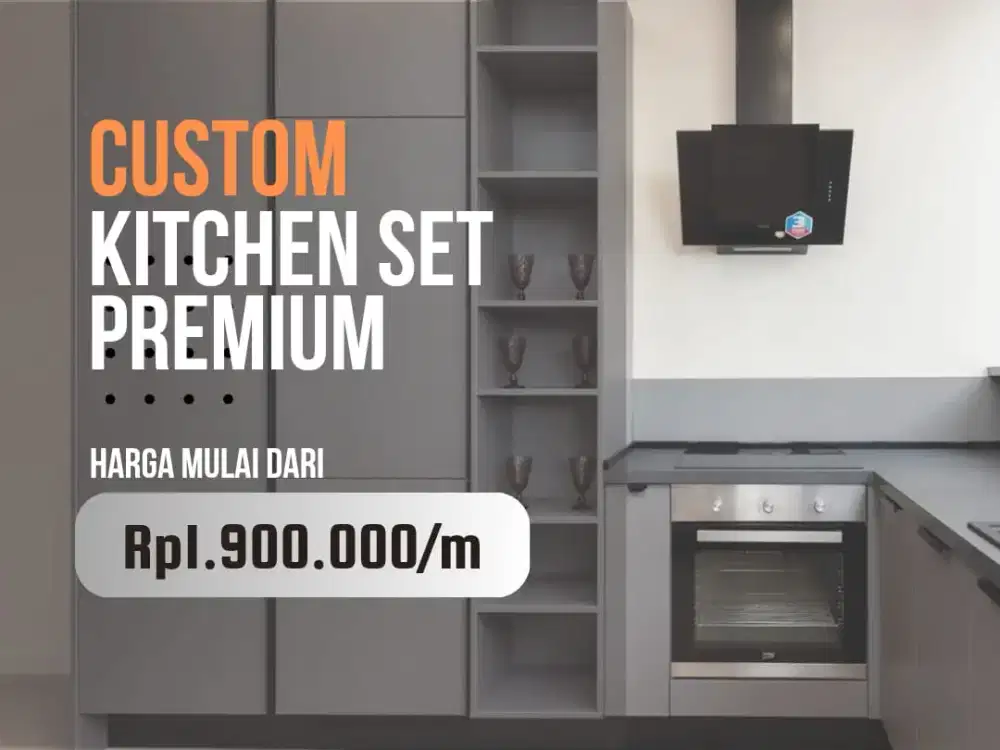 Kitchen Set Custom Bandung • HPL / Multiplek