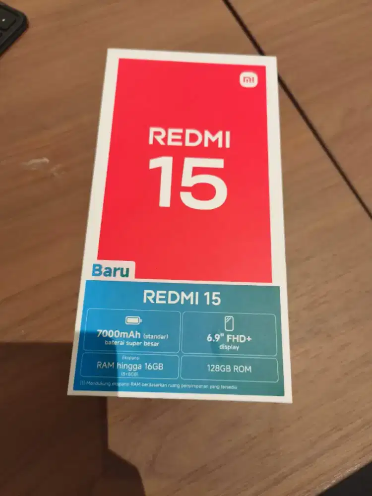 Jual Hp Xiaomi Redmi 15 8/128GB New ,
