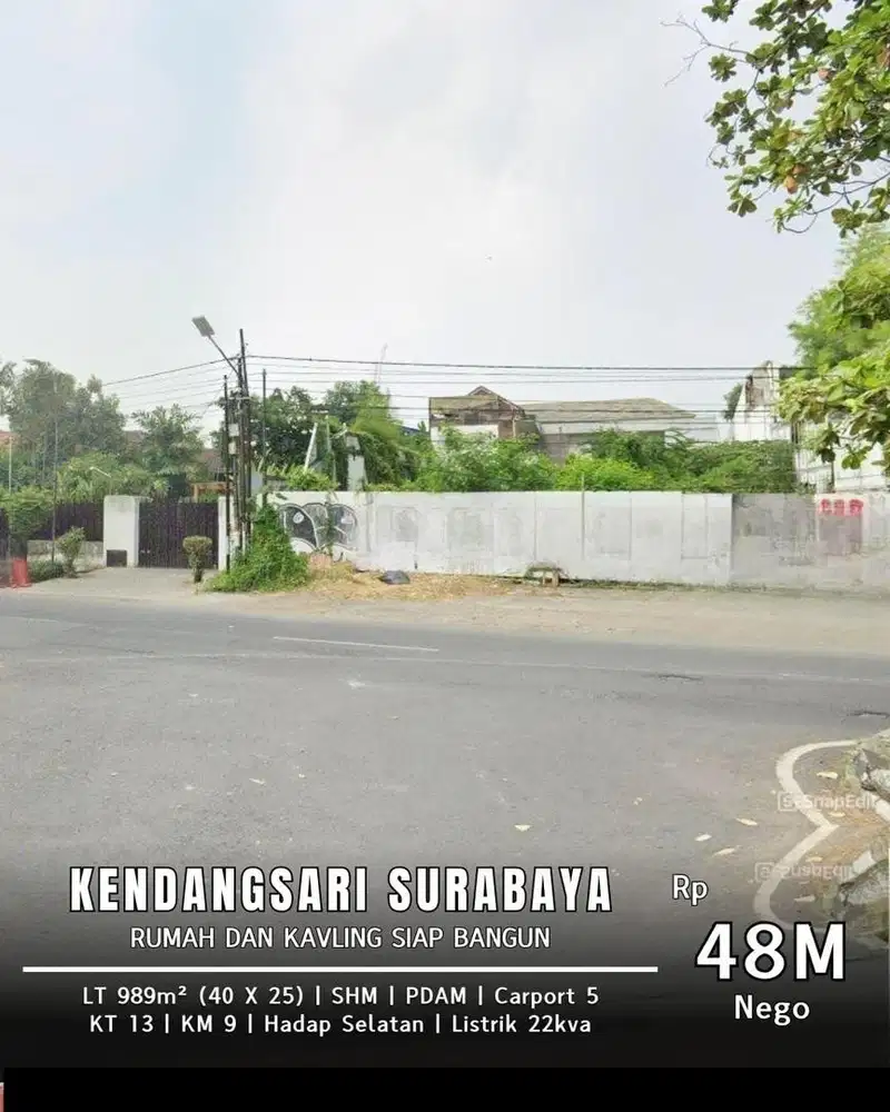 Tanah sudah terkavling di Panjang Jiwo