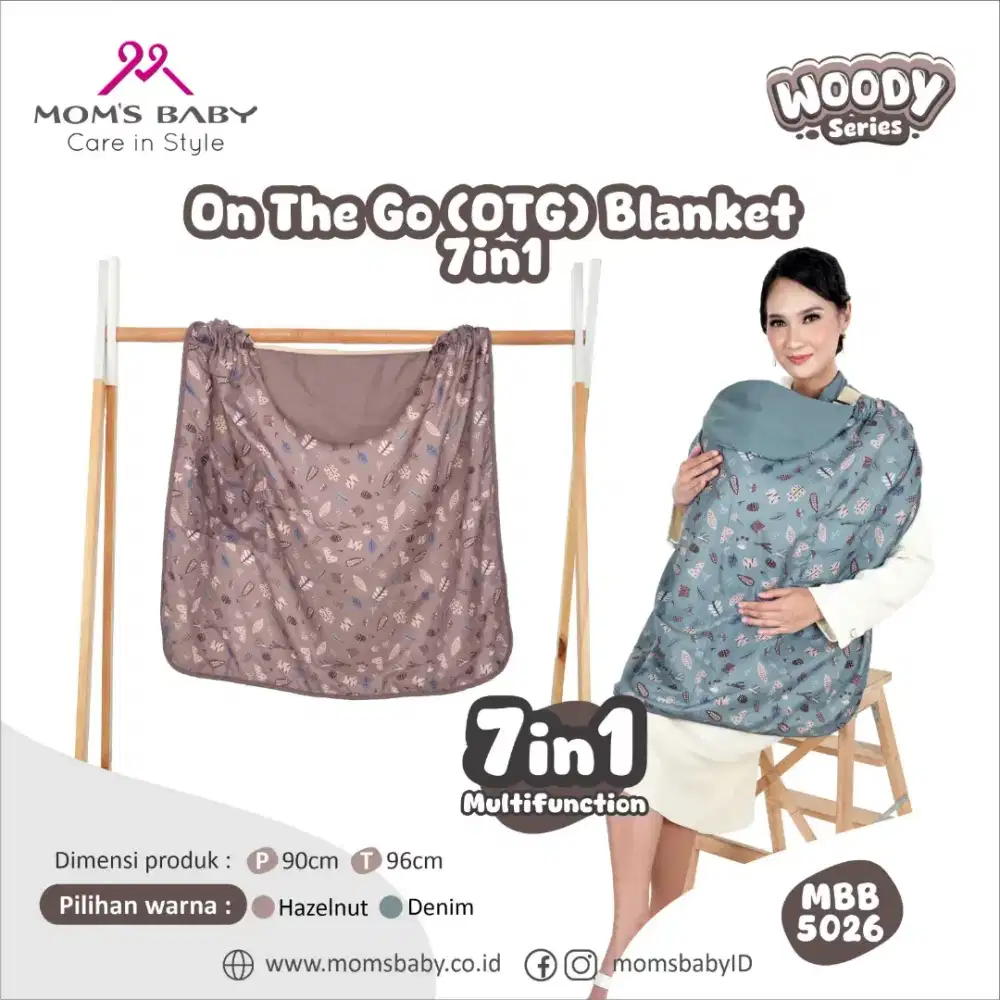 Mbb 5026 selimut multifungsi merk MOM'S BABY