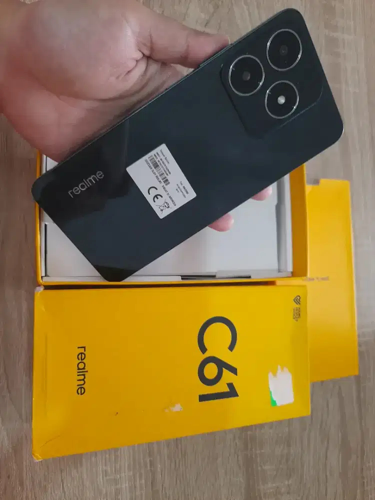 Realme C61-4G.Finger.ram 8+6/128GB.PROMO.GOLDEN PONSEL