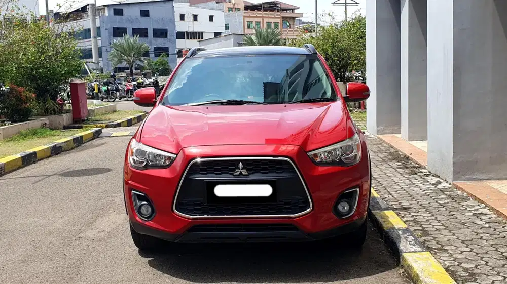 Km50rb mitsubishi outlander sport px 2015 merah pajak panjang