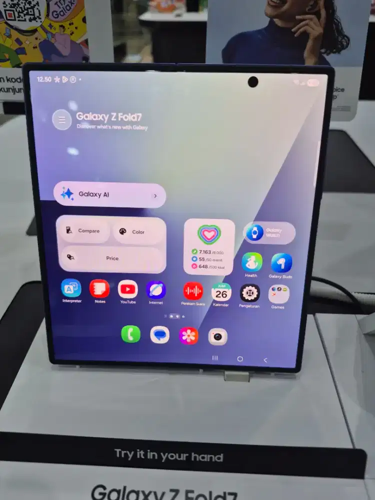 SAMSUNG Z FOLD7 RAM 12GB 256GB PROMO CREDIT FREE 2KALI CICILAN