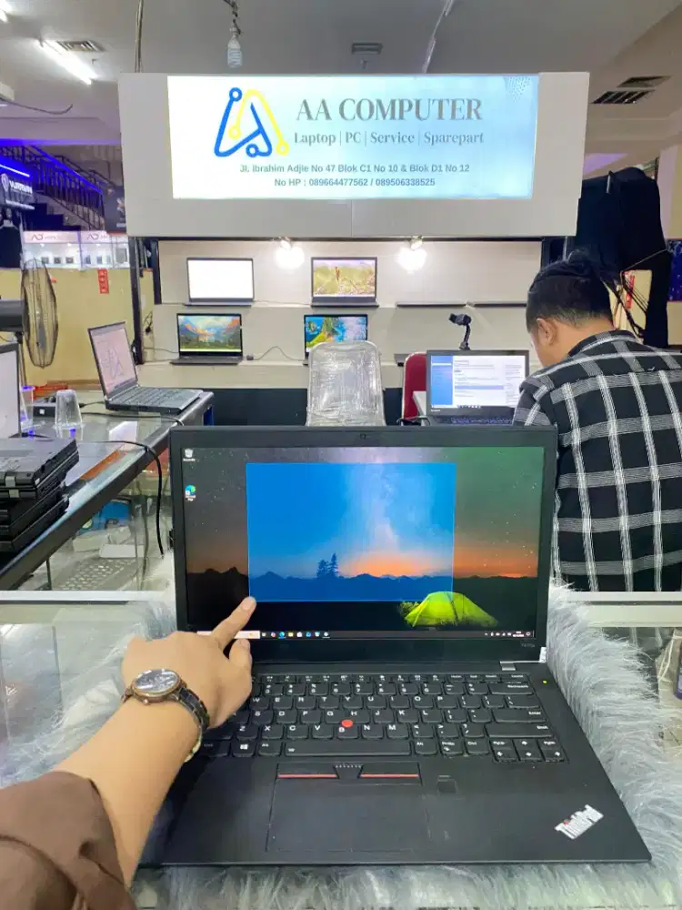 Lenovo T470s Intel core i5 gen 6 Ram 8GB SSD 256GB Touchscreen