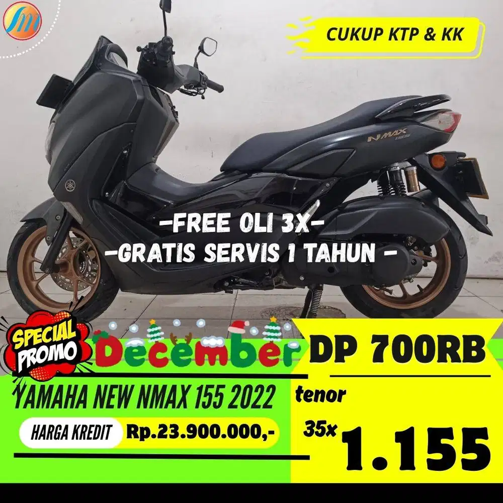 DP 700RIBU YAMAHA NEW NMAX 155 2022 ANGSURAN RINGAN BERGARANSI