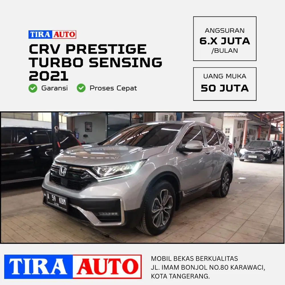 CRV PRESTIGE TURBO HONDA SENSING AT MATIC  2021 GANJIL CR-V non 2.4
