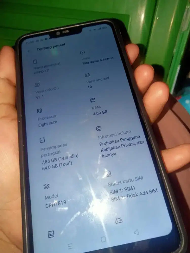 Hp Oppo f7 ram 4/64