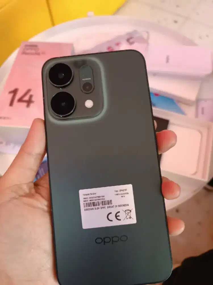 oppo reno 14F Green 8/256 ready stock