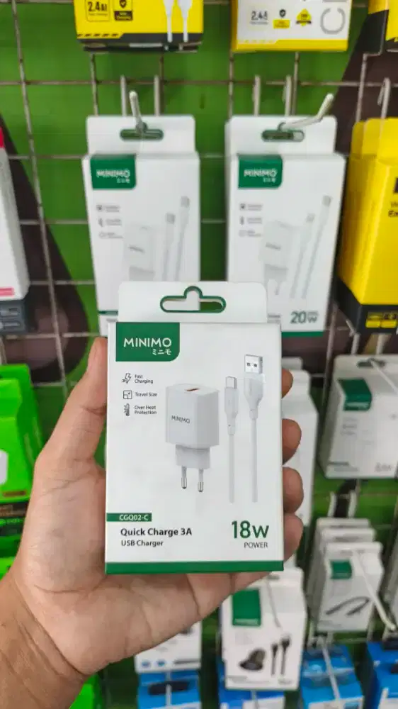 TRAVEL CHARGER 18W MINIMO CGQ02-C