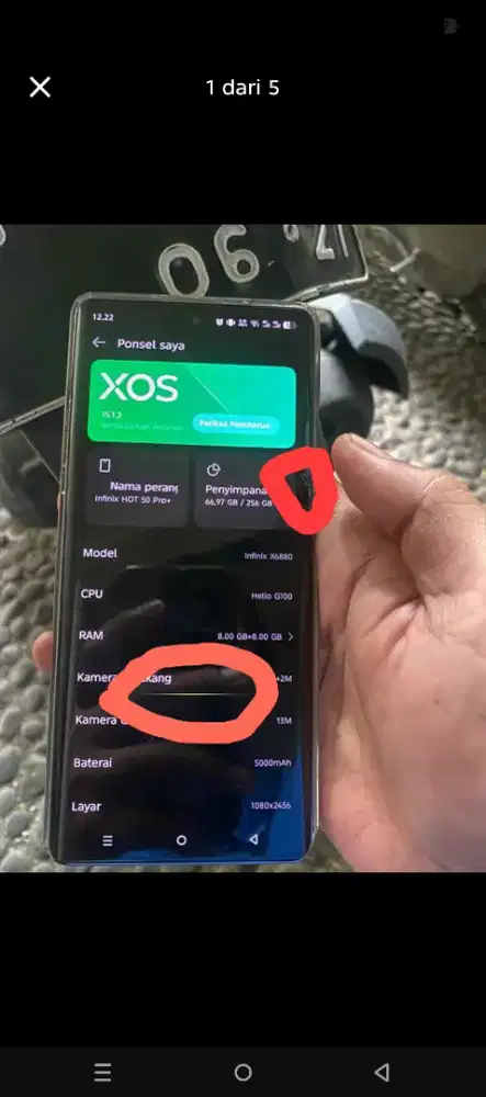 infinix hot 50 pro + 8/256